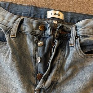 Pistola Sky Blue Button-Fly Jeans